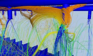 Simulation CFD des effets d'induction sur une buse CVC