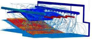 Modélisation CFD de l'aéraulique d'une salle de conférence